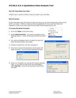 ATLAS.ti 5.5: A Qualitative Data Analysis Tool