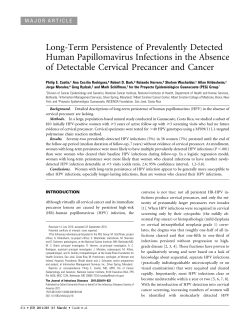 Long-Term Persistence of Prevalently Detected Human