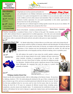 Happy New Year - Palos Verdes Montessori Academy