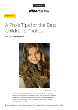 A Pro`s Tips for the Best Children`s Photos | Tamara Lackey