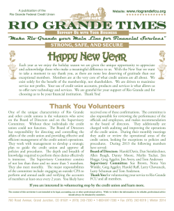 Rio Grande Times - Rio Grande Federal Credit Union