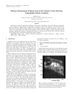 Distance Measurement of Spiral Arms in the Galactic