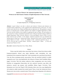 full paper - International Journal of English and Education