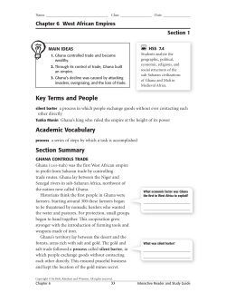Key Terms and People Academic Vocabulary