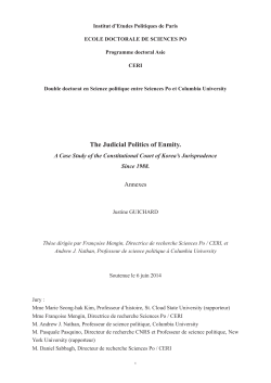 The Judicial Politics of Enmity.