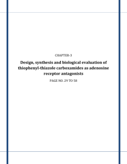 Design, synthesis and biological evaluation of