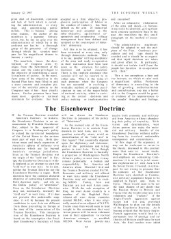 The Eisenhower Doctrine