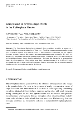 shape effects in the Ebbinghaus illusion