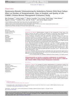 Effect on Number of Hospitalizations, Days in Hosp