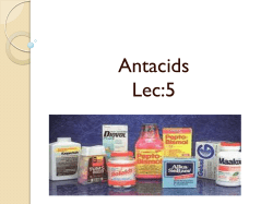 Antacids Lec:5