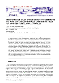 a performance study of high-order finite elements
