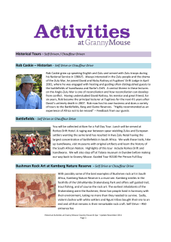 Bushman Rock Art at Kamberg Nature Reserve - Self Drive or