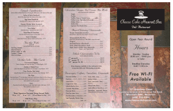 cheesecake heaven menu