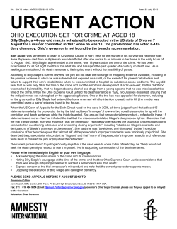 urgent action - Amnesty International USA