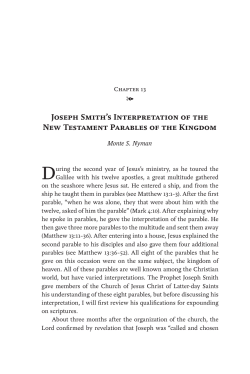 Joseph Smith`s Interpretation of the New Testament