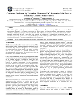 Corrosion Inhibition by Potassium Chromate