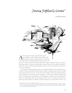Janis Joplin`s Lover