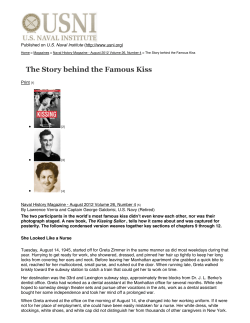 The Story behind the Famous Kiss