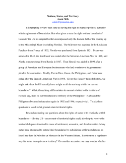 1 Nations, States, and Territory Annie Stilz astilz