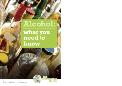 Alcohol - Thanks from The Cambridge Centre!