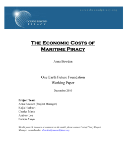 The Economic Costs of Maritime Piracy