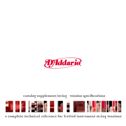 String Tension Guide