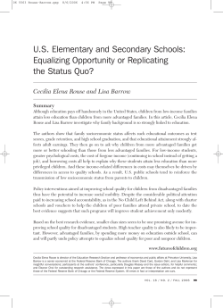 US Elementary and Secondary Schools