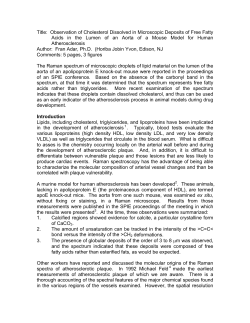 Title: Observation of Cholesterol Dissolved in