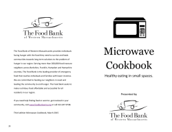 Microwave - Amherst Survival Center