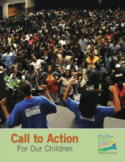 Call to Action - Children`s Defense Fund