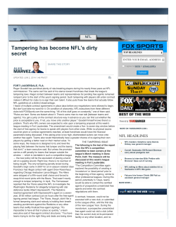 Tampering has become NFL`s dirty secret