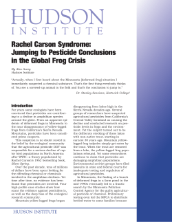 Rachel Carson Syndrom