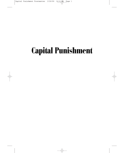 Capital Punishment