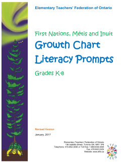 Growth Chart Literacy Prompts