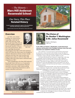 Mars Hill Anderson Rosenwald School