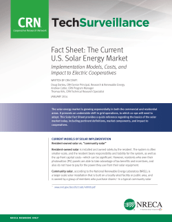 Solar Fact Sheet - Cooperative.com