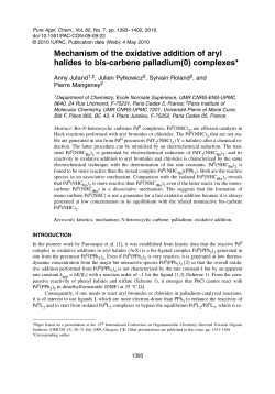Mechanism of the oxidative addition of aryl halides to bis