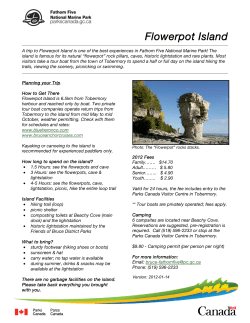 Flowerpot Island - Blue Heron Cruises
