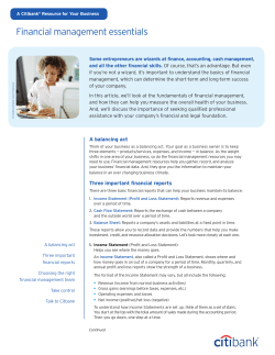 Financial management essentials