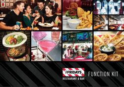 function kit - TGI Fridays