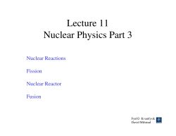 Lecture 11 Nuclear Physics Part 3