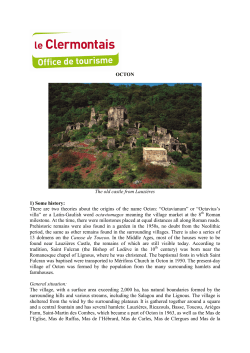 the document - Office tourisme Clermontais