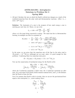 (20 pts) Calculate the rate at which the Earth`s orbital s