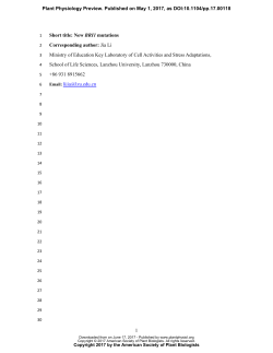 Scanning for new BRI1 receptor mutations via