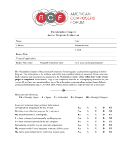 - American Composers Forum Philadelphia Chapter