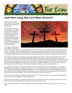 The Echo - First United Methodist Church, Malvern, Arkansas