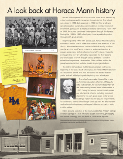 A look back at Horace Mann history