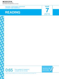 reading, Year 7