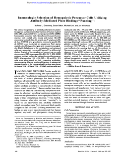 Panning - Blood Journal