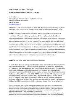 South Asians in East Africa, 1800&ndash;2000